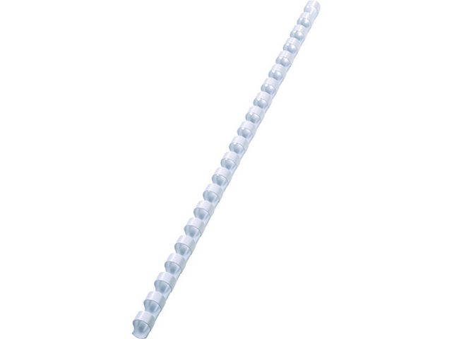 GBC Plastspiral 25mm vit 50/FP, fp om 50 st