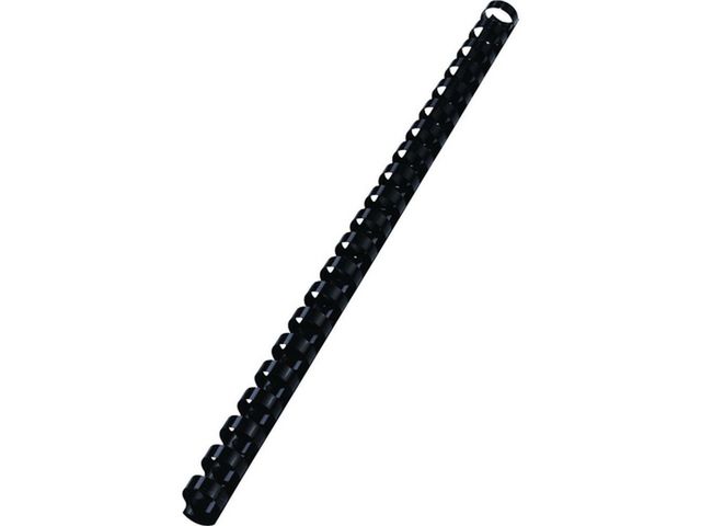 GBC Plastspiral 25mm svart 50/FP, fp om 50 st