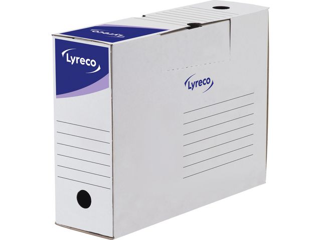 Lyreco Arkivbox manuell rygg 100mm, st