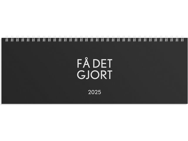 Burde Kalender 2025 Bordsalmanackan Få det gjort, st