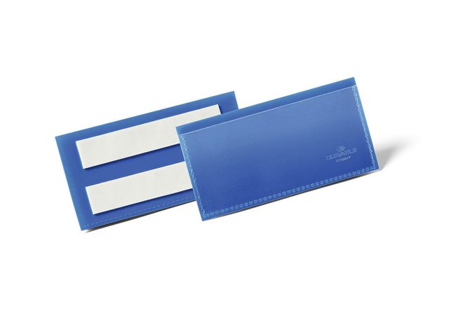 Durable Etiketthållare 100x38mm självhäftande, fp om 50 st
