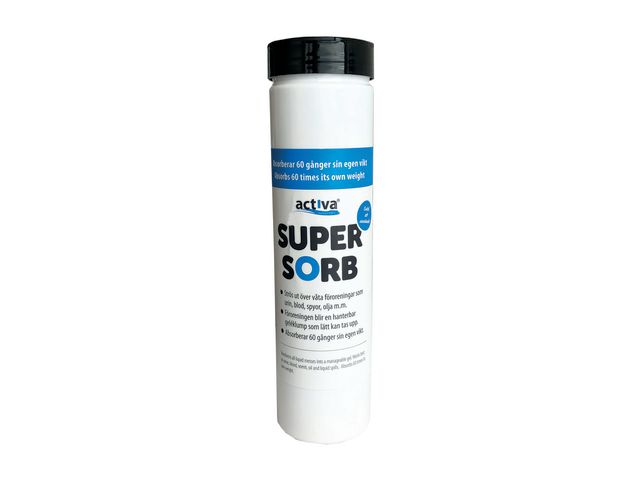 Activa Absorberingsmedel SuperSorb 350gr, flaska om 350 g