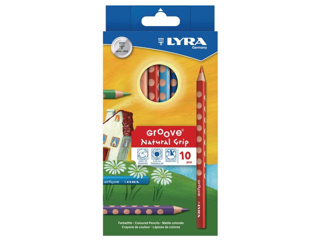 LYRA Färgpenna LYRA Groove 10/fp, kort 10 st