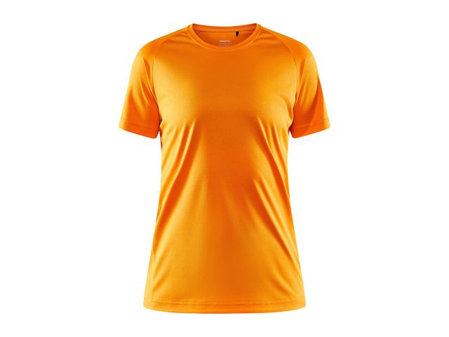 CRAFT Tränings tee CORE dam orange XS, st