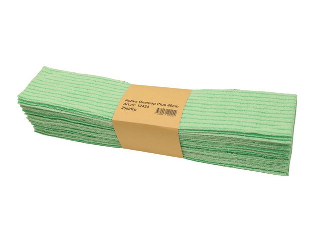 Activa Mopp Onemop micro 40cm grön, fp om 25 st