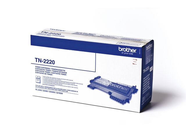 Brother Toner, TN-2220, svart, singelförpackning, st