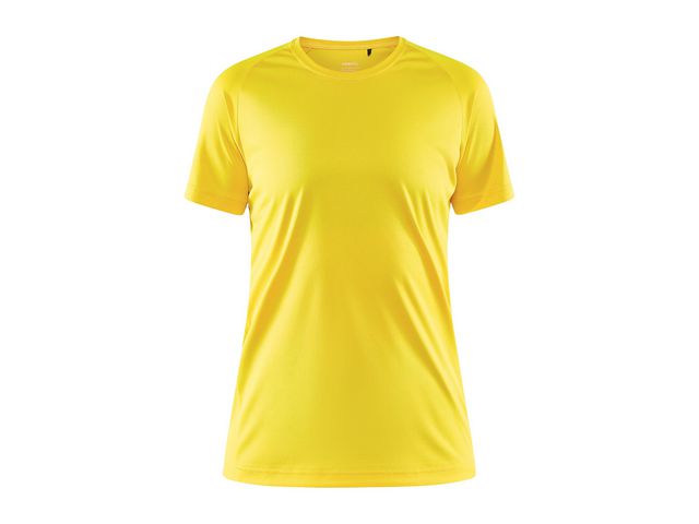 CRAFT Tränings tee CORE dam gul 2XL, st