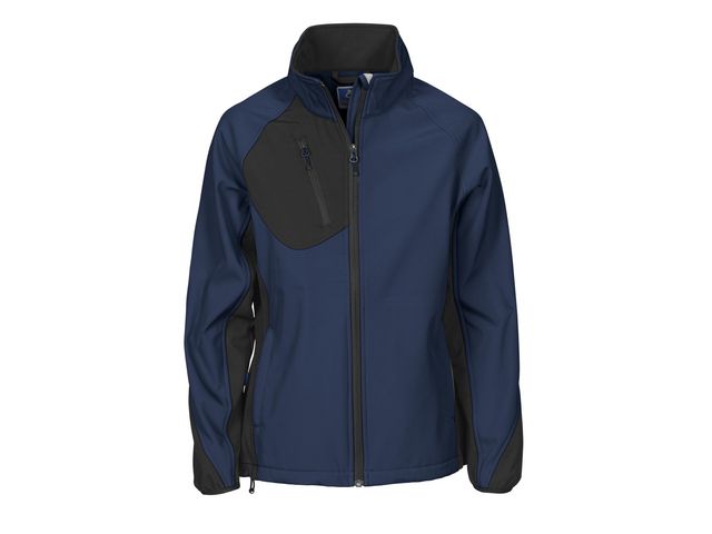 PROJOB Softshelljacka dam 2423 navy 3XL, st