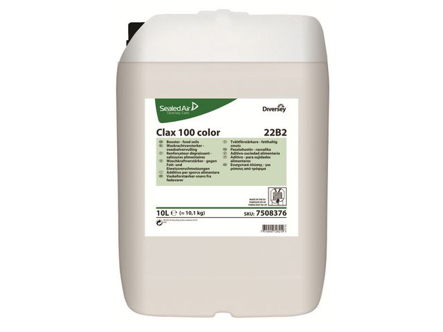 Diversey Tvättmedel Clax 100 G 23A1, oparfymerat, klart, 10 l, st