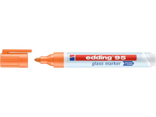 edding Märkpenna glastavla EDDING 95 orange, st
