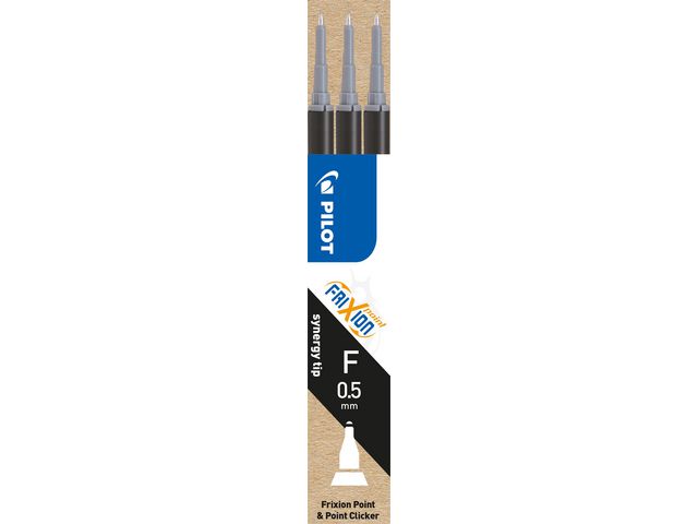 Pilot Refill Frixion Syner 0,5 svart, fp om 3 st