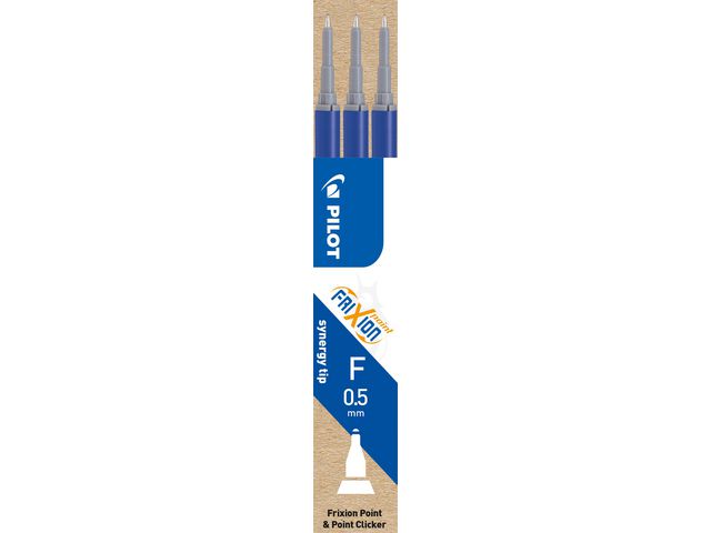 Pilot Refill Frixion Syner 0,5 blå, fp om 3 st