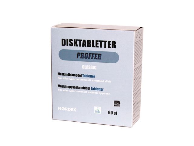 NORDEX Maskindisk Proffer tabs classic, fp om 60 st