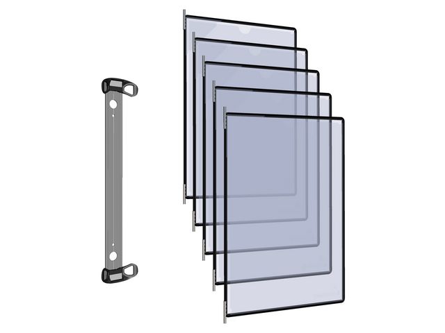 tarifold Väggställ magnetisk A4 10 panel, st