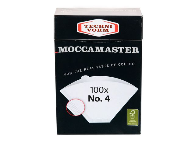 Moccamaster Kaffefilter MOCCAMASTER 1x4, fp om 100 st