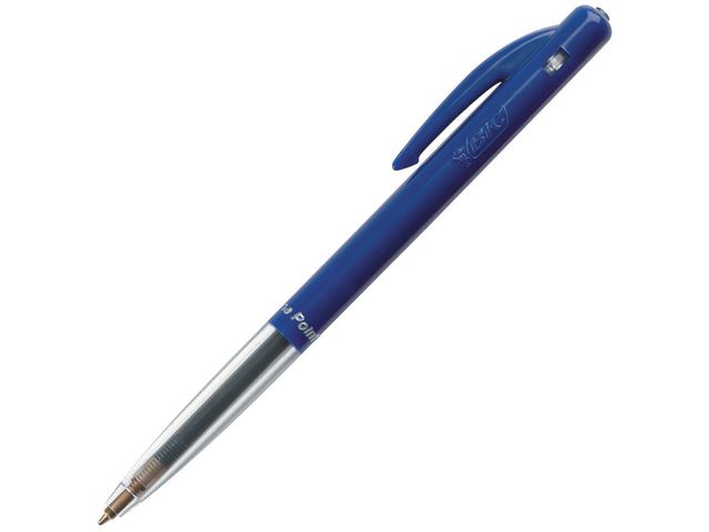 BIC® Kulpenna, M10 Clic™, tunn spets på 0,7 mm, blå, st