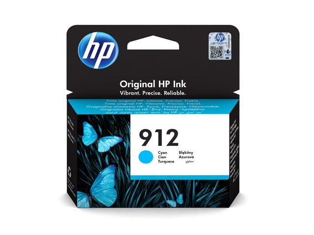 HP 912 bläckpatron, cyan, 2,93 ml, st