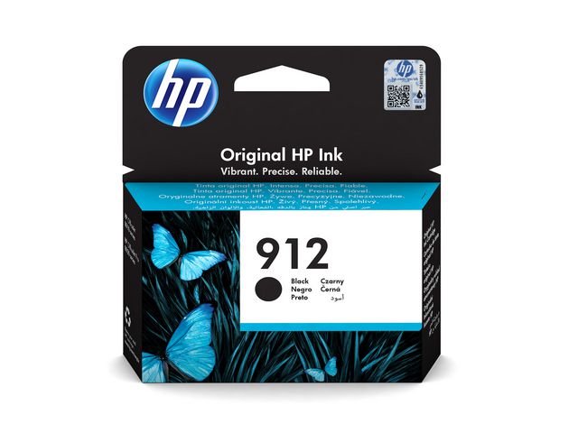 HP 912 bläckpatron, svart , 8,29 ml, st