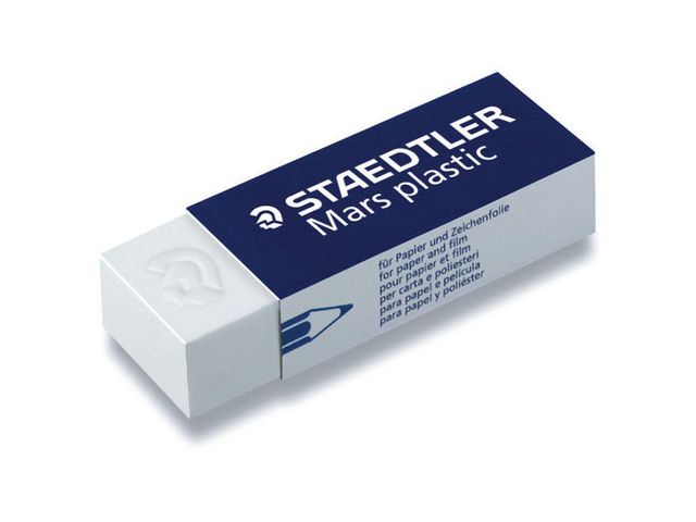 Staedtler Mars Mars® Radergummi Plastic 526 50 latexfritt, 65 x 23 x 13 mm, st