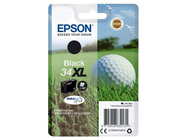 Epson Bläckpatron T3471 XL Svart, st
