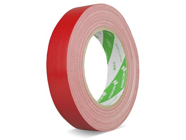 NICHIBAN Vävtejp 19mm x 25m röd, rulle om 25 m