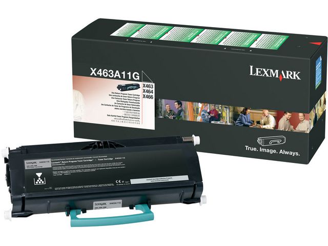 Lexmark Toner X463A11G svart, st