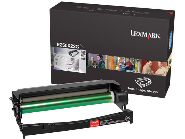 Lexmark Fotoledarsats, svart, E250X22G, st