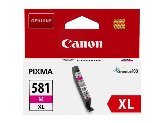 Canon CLI-581M - XL-bläckpatron, magenta, hög kapacitet, 8,3 ml, kort 1 st