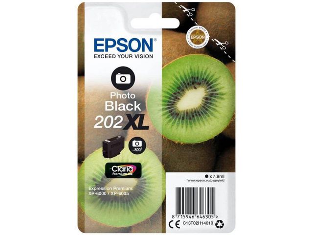 Epson Bläckpatron T202 XL Photo Black, st