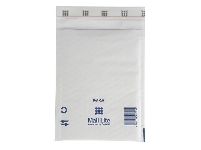 Mail Lite® Bubbelpåse C/0 150x210mm remsa, fp om 10 st