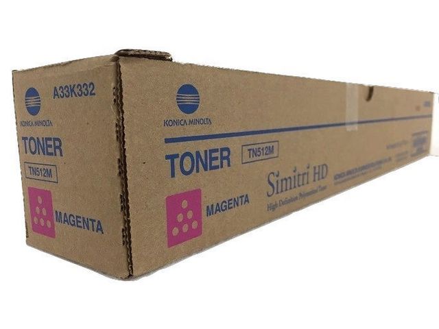Konica Minolta Toner, magenta, TN512M, st