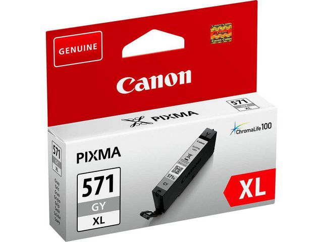 Canon Bläckpatron CLI-571GY XL (0335C001), grå, singelpack, hög kapacitet, st