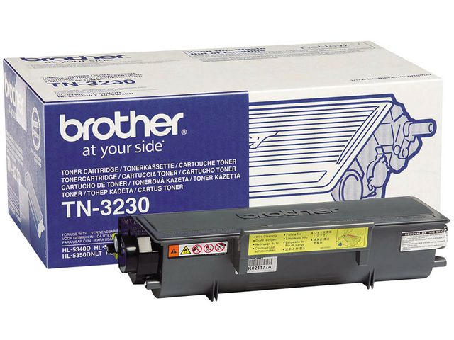 Brother Toner TN-3230, svart, singelförpackning, st