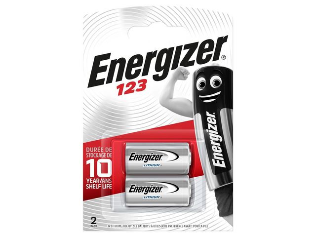 Energizer Batteri Lithium foto 123, fp om 2 st