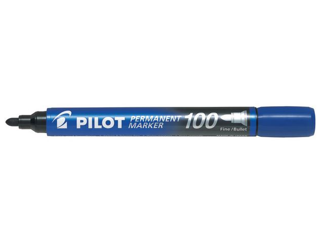 Pilot Märkpenna rund SCA 100 1mm blå, st