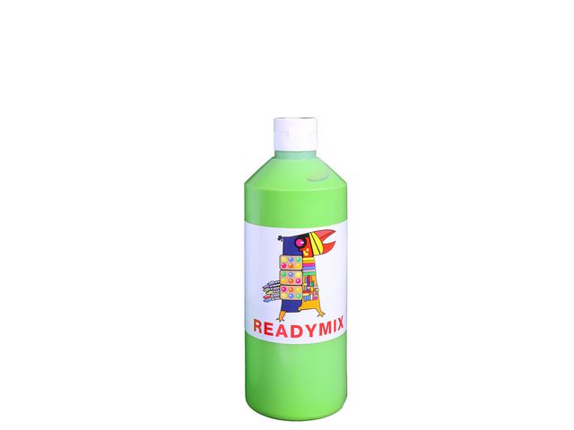 Readymix 500 ml, ljusgrön, flaska om 500 ml