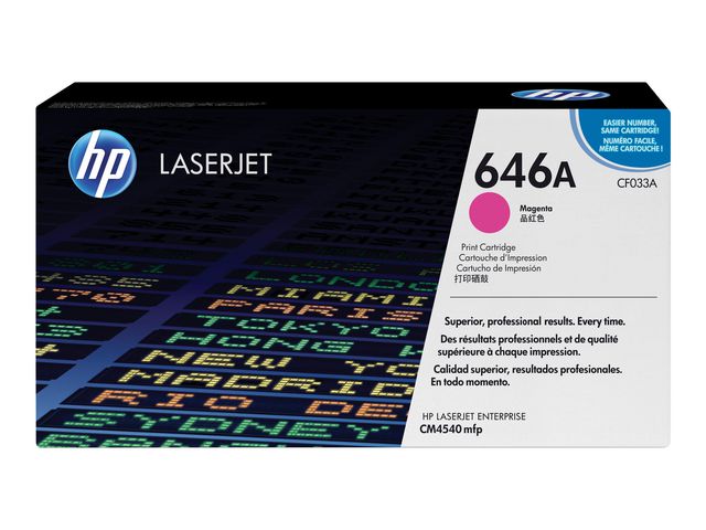 HP Toner CF033A 646A 12,5K Magenta, st