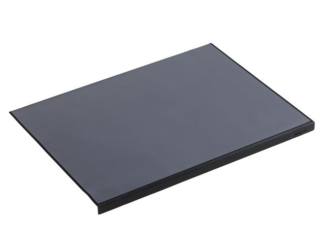 Durable Skrivbordsunderlägg, genomskinligt överdrag, 650 x 520 mm, svart, st