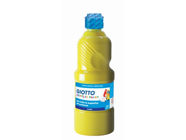 GIOTTO Akrylfärg Giotto 500 ml gul, st
