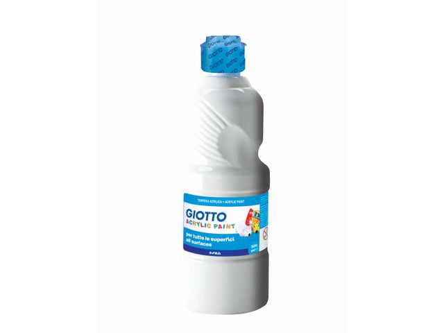GIOTTO Akrylfärg Giotto 500ml vit, st