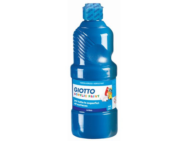 GIOTTO Akrylfärg Giotto 500 ml blå, st