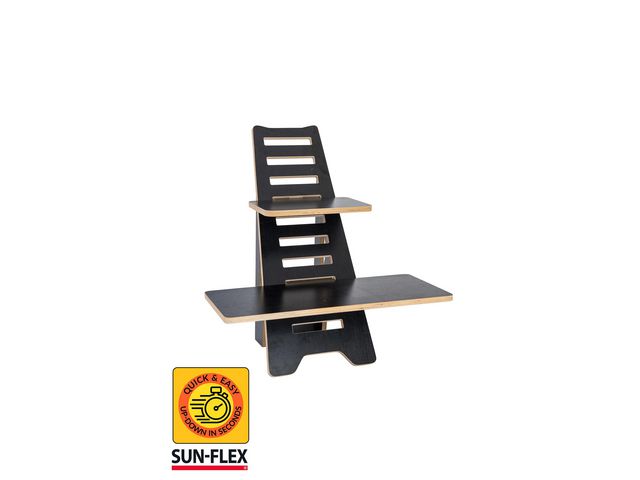 SUN-FLEX® Bord Easydesk Rise svart, st