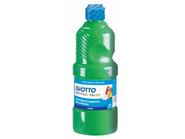 GIOTTO Akrylfärg Giotto 500 ml grön, st