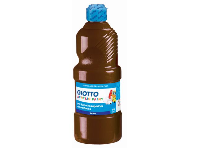 GIOTTO Akrylfärg Giotto 500ml brun, st