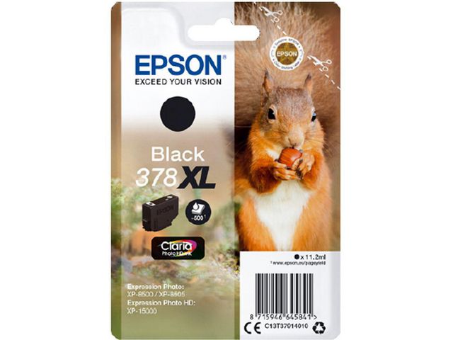 Epson Bläckpatron T3788 XL Svart, st