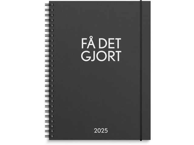 Burde Kalender 2025 Få det gjort svart, st