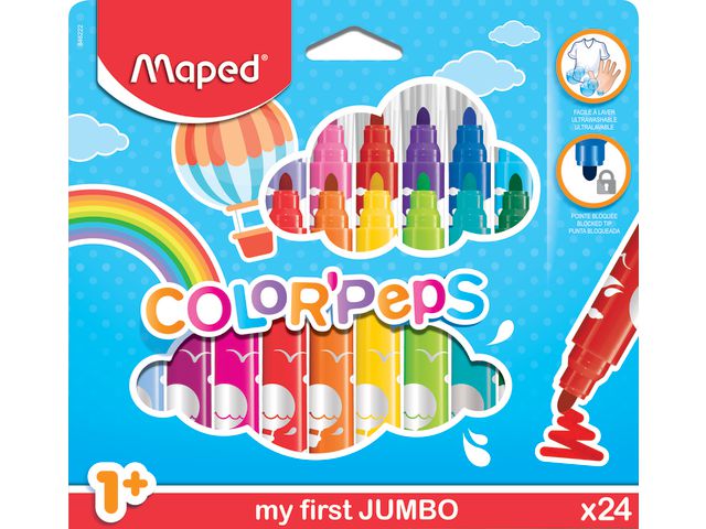 Maped Fiberpenna MAPED My first Jumbo 24/fp, fp om 24 st