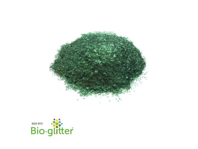 MyPureGlitter Bioglitter mellangrovt 40g/påse grön, fp om 40 g