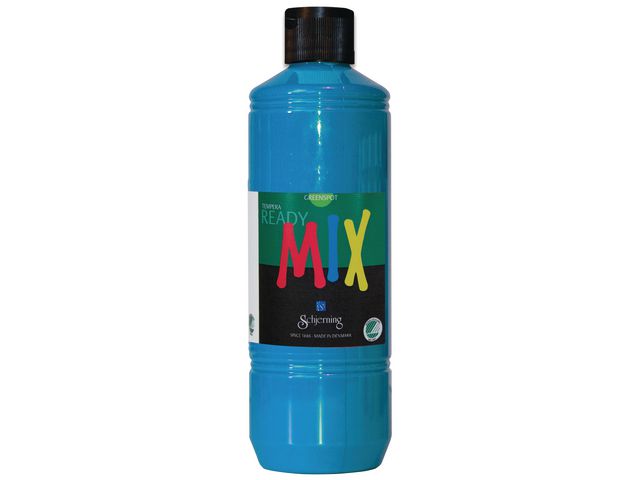 Readymix Svanenmärkt 500ml primärblå, flaska om 500 ml