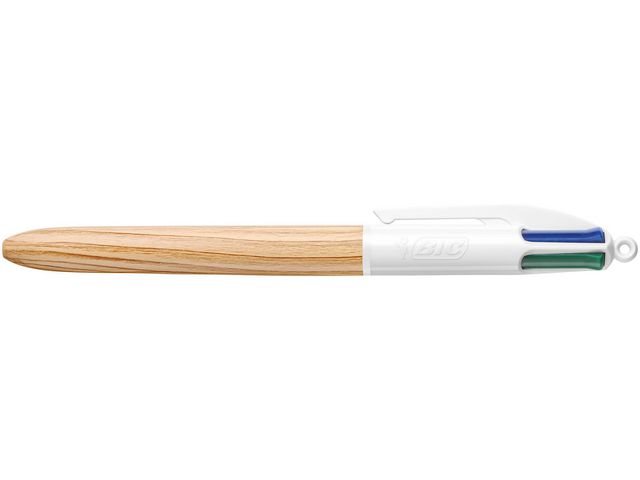 BIC® Kulpenna 4 Colours Wood 1mm, st
